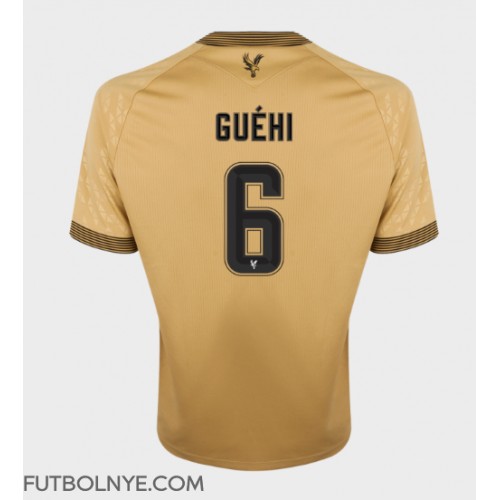 Camiseta Crystal Palace Marc Guehi #6 Visitante Equipación 2025-26 manga corta Camiseta Crystal Palace Marc Guehi #6 Visitante Equipación 2025-26 manga corta